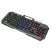 TECLADO GAMING LED , MANHATTAN , 180610 ,CON PÁNEL METÁLICO PARA CELULAR, - Garantía: 1 AÑO -