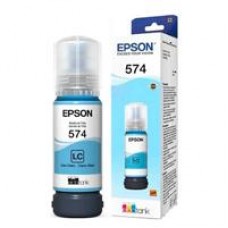 BOTELLA DE TINTA EPSON MODELO T574 CYAN CLARO PARA L8050, - Garantía: SG -