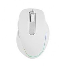 MOUSE INALAMBRICO 1000 A 1600 DPI RECARGABLE CONECTOR USB CLIC SILENCIOSO LUZ RGB ERGONOMICO PERFECT CHOICE LUMIER PRO - BLANCO//SUSTITUYE A MS-1421/PC-045076, - Garantía: 1 AÑO -