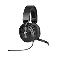 AUDIFONOS CORSAIR HS55 STEREO ALAMBRICO/ GAMING /CARBON (CA-9011260-NA), - Garantía: 1 AÑO -