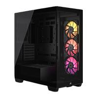 GABINETE CORSAIR ICUE LINK 3500X RGB / SEMI- TORRE / ATX / GAMER / BLACK (CC-9011280-WW), - Garantía: 1 AÑO -