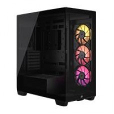 GABINETE CORSAIR ICUE LINK 3500X RGB / SEMI- TORRE / ATX / GAMER / BLACK (CC-9011280-WW), - Garantía: 1 AÑO -