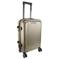 MALETA RIGIDA ROTACION 360 GRADOS EN RUEDAS CON TROLLEY PERFECT CHOICE AIRLY - GRIS, - Garantía: 1 AÑO -