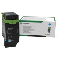 TONER LEXMARK 75M4HC0 CIAN, ALTO RENDIMIENTO 8800 PAGINAS, PARA CS531, CX532, - Garantía: SG -