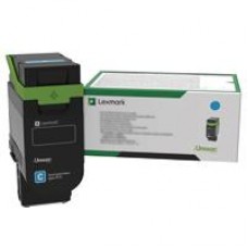 TONER LEXMARK 75M4HC0 CIAN, ALTO RENDIMIENTO 8800 PAGINAS, PARA CS531, CX532, - Garantía: SG -