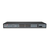 SWITCH POE / PROVISION ISR / POES-16250C+2COMBO-V2 / 16-PORT 10/100/1000MBPS / 2-PORT 10/100MBPS UPLINK / 120W, - Garantía: 2 AÑOS -