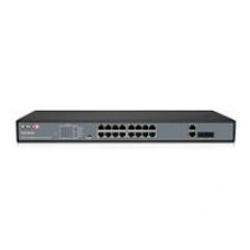 SWITCH POE / PROVISION ISR / POES-16250C+2COMBO-V2 / 16-PORT 10/100/1000MBPS / 2-PORT 10/100MBPS UPLINK / 120W, - Garantía: 2 AÑOS -