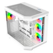 GABINETE GAMER BALAM RUSH TANK MASTER 9600TB / MEDIA TORRE / ATX - MICRO ATX - ITX / PANELES REMOVIBLES / 4X VENTILADORES ARGB / SOPORTE PARA ENFRIAMIENTO / CRISTAL TEMPLADO / BLANCO / BR-938686, - Garantía: 5 AÑOS -