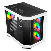 GABINETE GAMER BALAM RUSH TANK MASTER 9600TB / MEDIA TORRE / ATX - MICRO ATX - ITX / PANELES REMOVIBLES CRISTAL TEMPLADO / VENTILADORES ARGB / SOPORTE PARA ENFRIAMIENTO / BLANCO - NEGRO / BR-938693, - Garantía: 5 AÑOS -