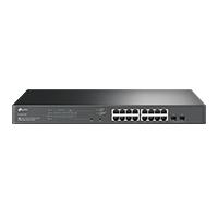 SWITCH | TP-LINK | SG2218P | 16 PUERTOS POE+ | 2 PUERTOS SFP  GIGABIT | OMADA SDN | IPV6 | MONTAJE EN RACK, - Garantía: 5 AÑOS -