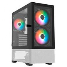 GABINETE GAMER BALAM RUSH NITROX CRYSTAL 5500 CBW / MEDIA TORRE / ATX, M-ATX, MINI ITX / PANEL REMOVIBLE CRISTAL TEMPLADO / VENTILADOR ARGB / BLANCO Y NEGRO / BR-938921, - Garantía: 3 AÑOS -