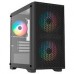 GABINETE GAMER BALAM RUSH CARBONO AIRCOOL 4000A / MINI TORRE / MINI ITX, MICRO ATX / PANELES REMOVIBLES CRISTAL TEMPLADO , MALLA / VENTILADORES ARGB / SOPORTE ENFRIAMIENTO LIQUIDO / NEGRO / BR-938853, - Garantía: 3 AÑOS -