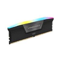 MEMORIA RAM CORSAIR  DDR5 VENGEANCE RGB 96GB (4 X 24GB) 6000MT/S CL30  BLACK (CMH96GX5M4B6000C30), - Garantía: 1 AÑO -