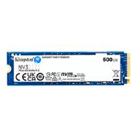 UNIDAD DE ESTADO SOLIDO INTERNO 500GB KINGSTON SNV3S NV3 M.2 2280 NVME PCIE GEN 4X4 LECT. 5000 ESCRIT. 3000 MBS PC LAPTOP MINI PC SNV3S/500G, - Garantía: 1 AÑO -