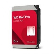 DISCO DURO INTERNO WD RED PRO 6TB 3.5 ESCRITORIO SATA3 6GB/S 256MB 7200RPM 24X7 HOTPLUG NAS 1-16 BAHIAS  WD6005FFBX, - Garantía: 5 AÑOS -