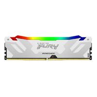 MEMORIA RAM KINGSTON FURY RENEGADE DDR5 SILVER/WHITE 16GB 6000MHZ CL32 RGB (KF560C32RWA-16), - Garantía: 1 AÑO -