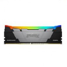 MEMORIA RAM KINGSTON FURY RENEGADE DDR4 BLACK XMP 8GB 4000MHZ CL19 RGB (KF440C19RB2A/8), - Garantía: 1 AÑO -