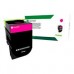 TONER LEXMARK 70C80M0 MAGENTA, RENDIMIENTO ESTANDAR 1000 PAGINAS, PARA CS310DN. CS510DE, - Garantía: SG -