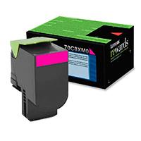 TONER LASER LEXMARK / COLOR MAGENTA / EXTRA ALTO RENDIMIENTO / 70C8XM0 / HASTA 4,000 PAGINAS / 5% DE COBERTURA / P/MODELOS: CS510DE, - Garantía: SG -