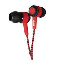 AUDIFONOS ALAMBRICOS GHIA COMET COLOR ROJO 3.5MM 1.2 METROS DE CABLE 3MW DE POTENCIA CON MANOS LIBRES, - Garantía: 1 AÑO -