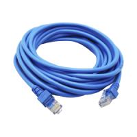 CABLE DE RED UTP CAT5E GHIA 100COBRE AZUL RJ45 5M 15 PIES PATCH CORD, - Garantía: 1 AÑO -